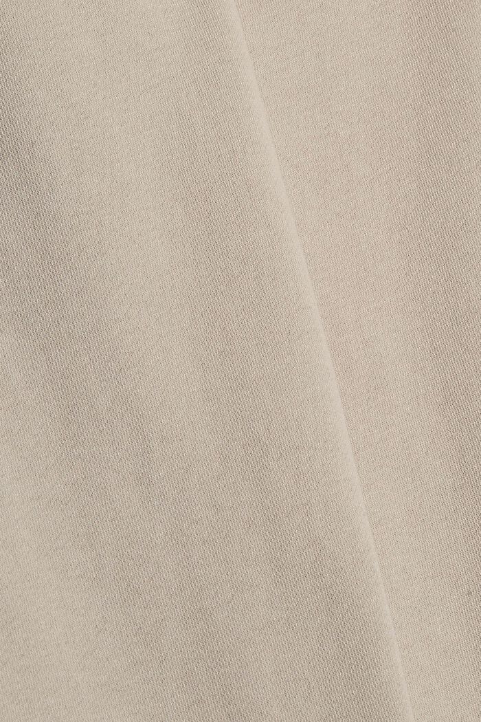 Tracksuit bottoms made of 100% cotton, LIGHT TAUPE, detail image number 1