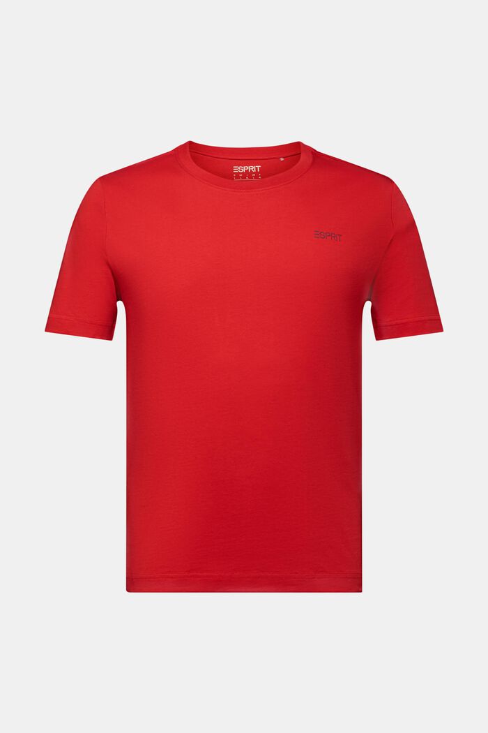 Logo Cotton Jersey T-Shirt, DARK RED, detail image number 6