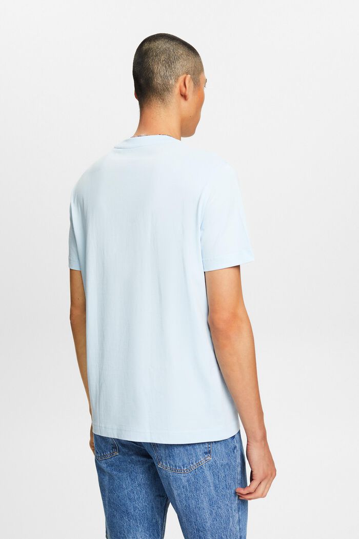 Logo Cotton Jersey T-Shirt, PASTEL BLUE, detail image number 2