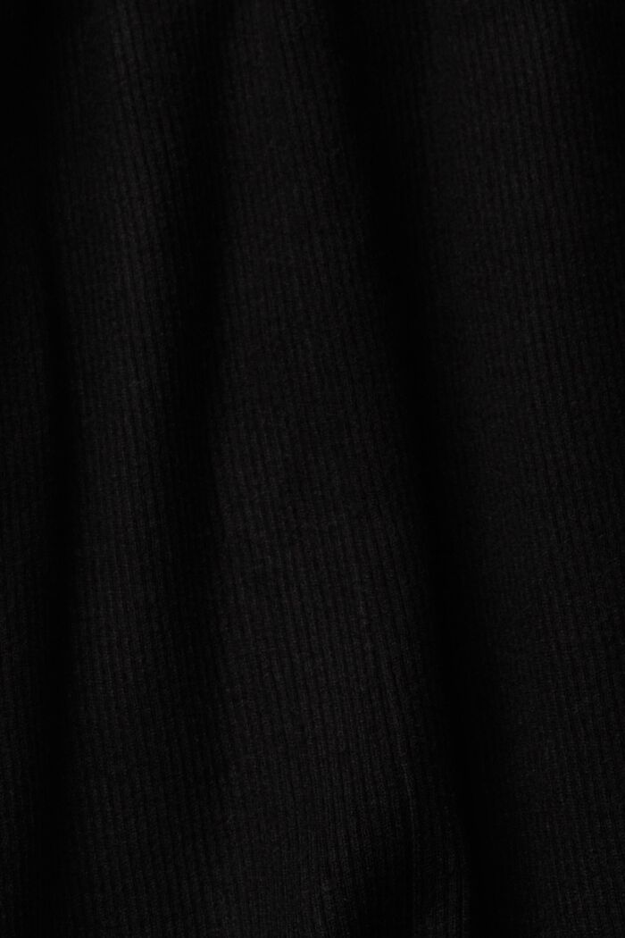 Longline cardigan with belt, BLACK, detail image number 1
