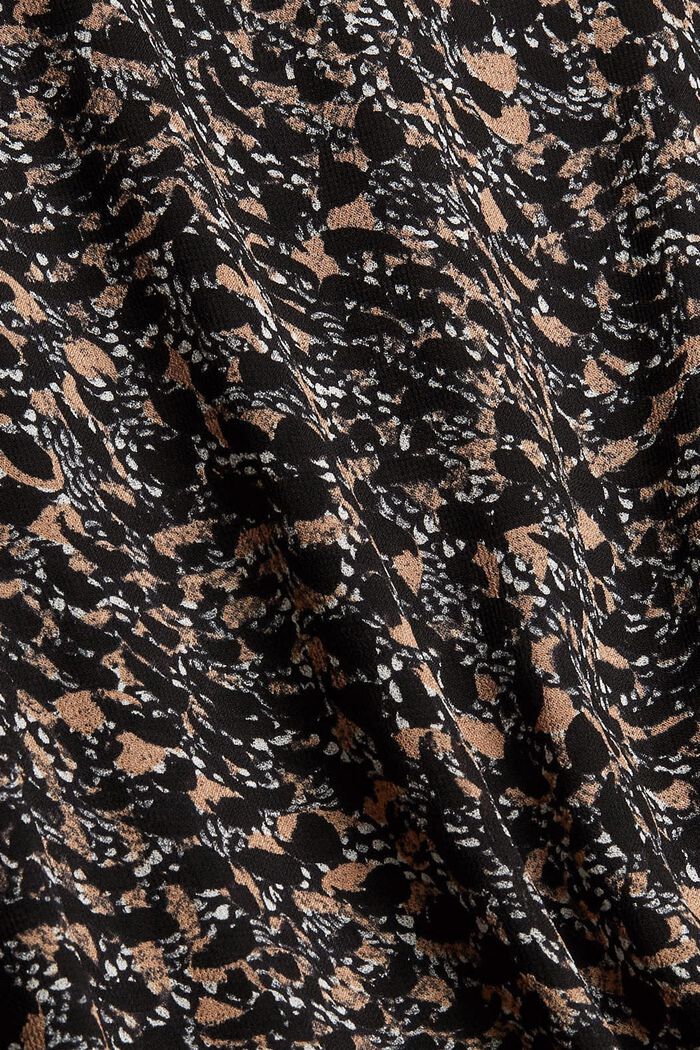 Midi dress with a pussycat bow, LENZING™ ECOVERO™, ANTHRACITE, detail image number 4