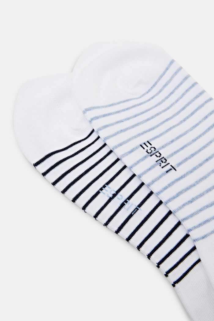 2-Pack Striped Chunky Knit Socks, NAVY/BLUE, detail image number 2