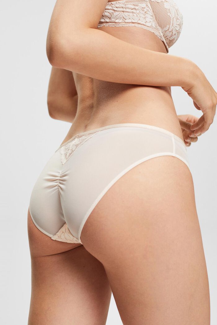 Hipster briefs with lace, SAND, detail image number 2