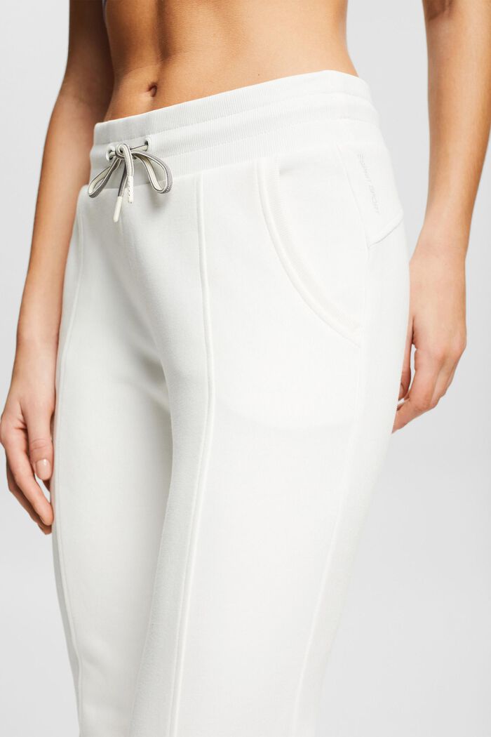 Tracksuit bottoms, cotton blend, OFF WHITE, detail image number 0