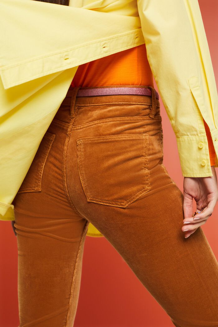 ESPRIT - High-Rise Straight Fit Corduroy Pants at our online shop