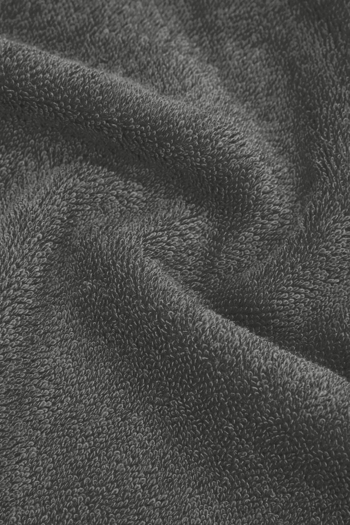 Containing TENCEL™: triple pack of terrycloth towels, ANTHRACITE, detail image number 1