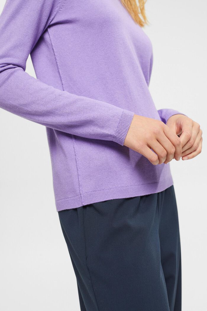 Knitted jumper, LILAC, detail image number 0
