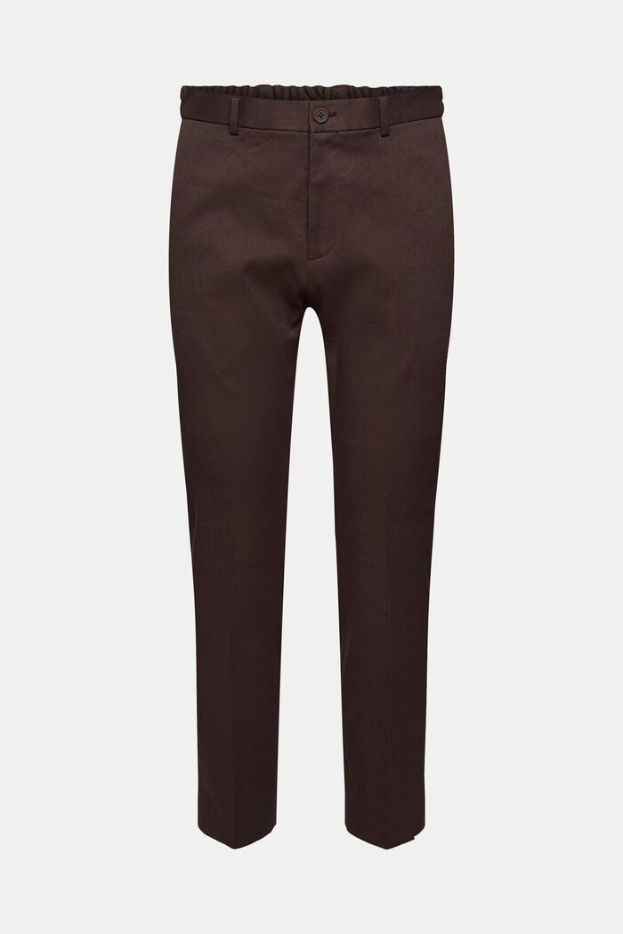 HEMP mix & match trousers, BROWN, overview