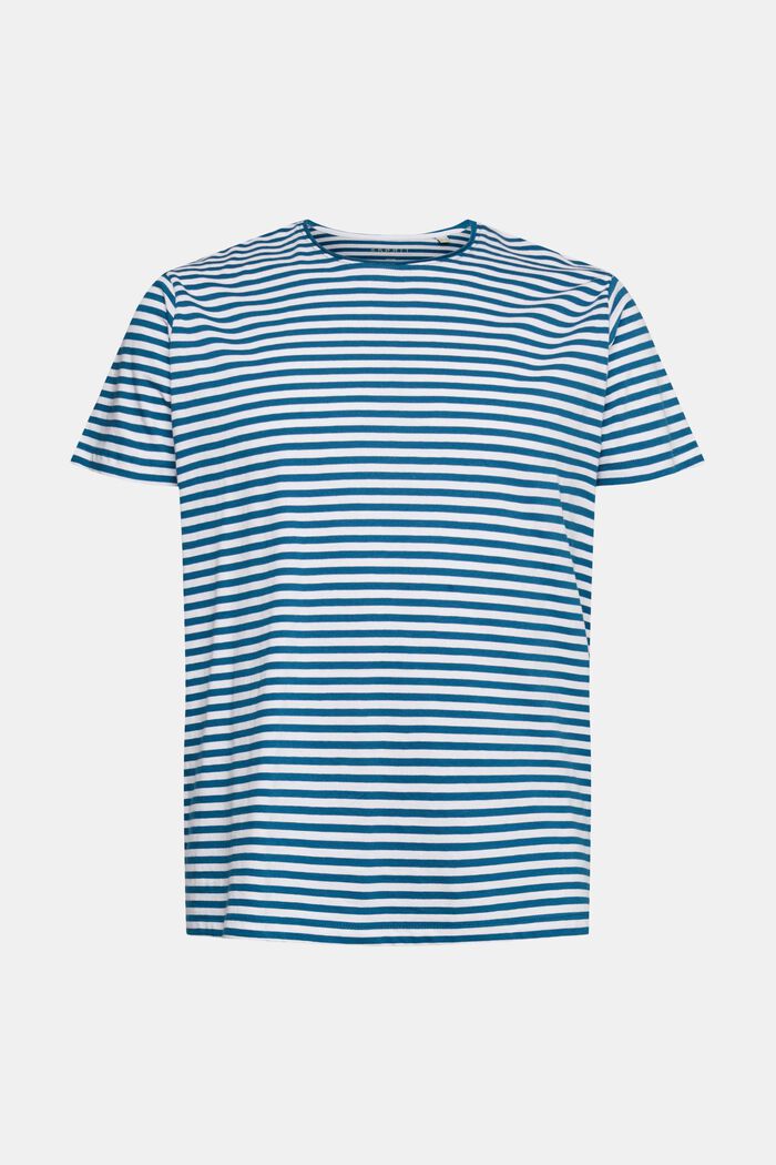 Striped jersey t-shirt, PETROL BLUE, detail image number 2