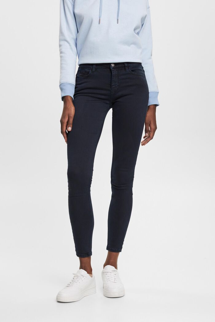 Mid-rise skinny jeans, NAVY, detail image number 0