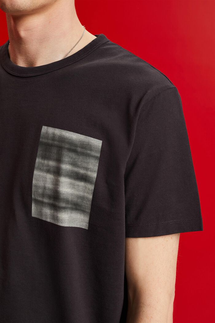 Crewneck t-shirt, 100% cotton, ANTHRACITE, detail image number 2