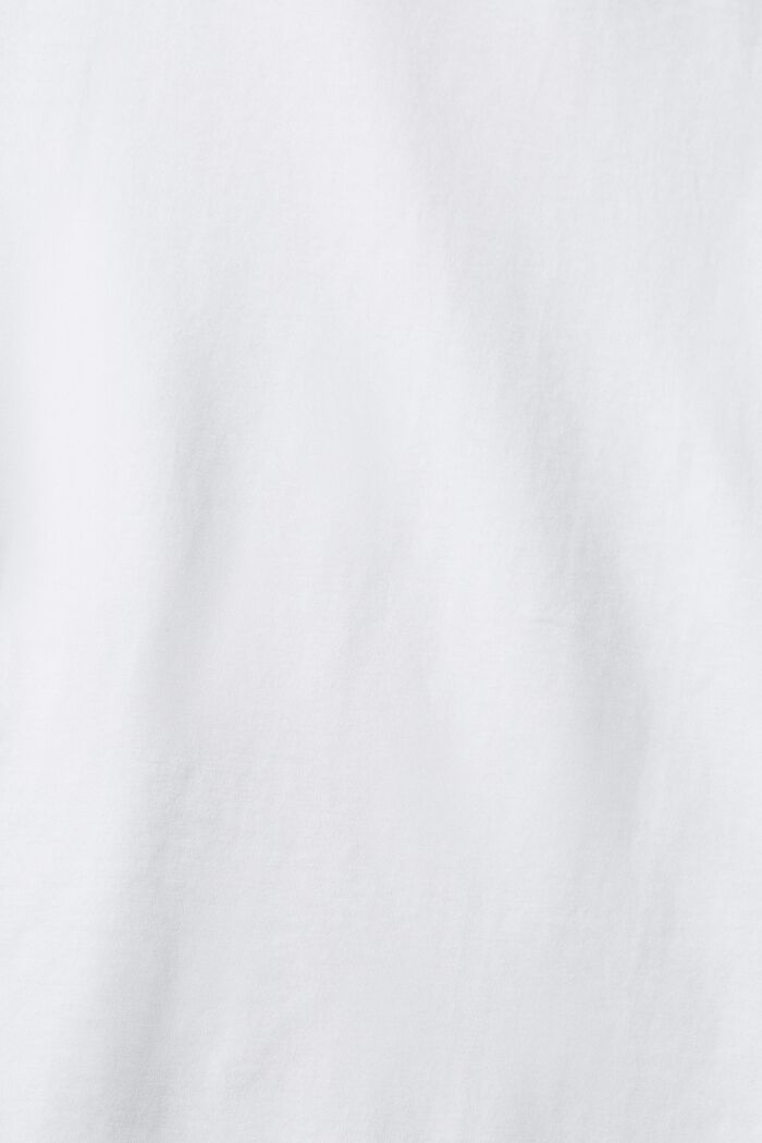 T-shirt with embossed logo, WHITE, detail image number 5