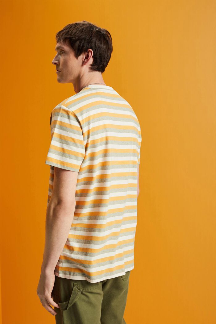 Striped Cotton Jersey T-Shirt, ICE, detail image number 3