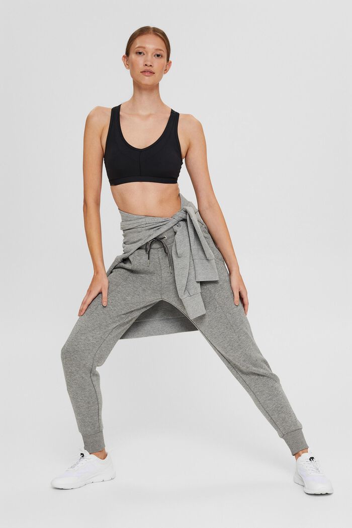 Tracksuit bottoms made of blended organic cotton