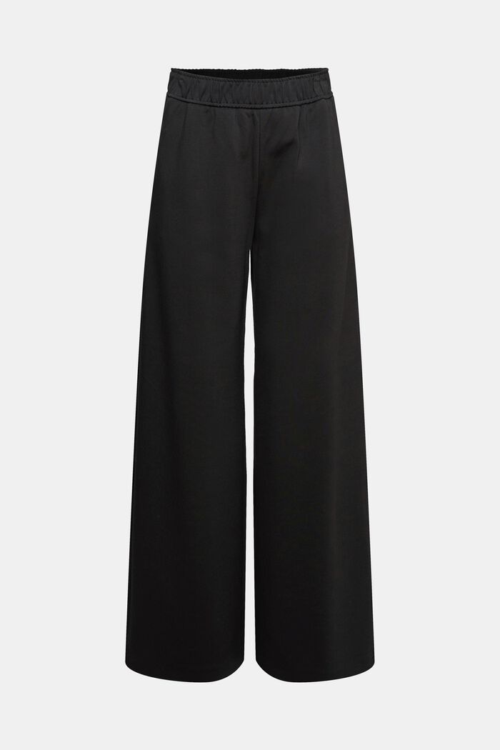 Wide-leg trousers with an elasticated waistband
