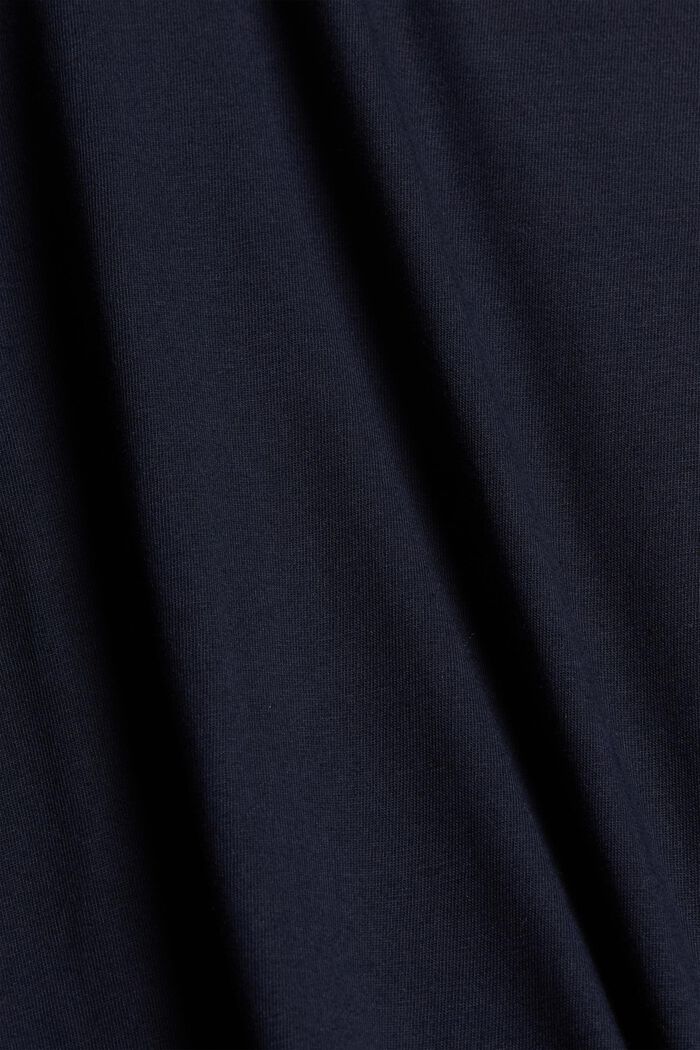 Jersey T-shirt with a print, 100% organic cotton, NAVY, detail image number 4