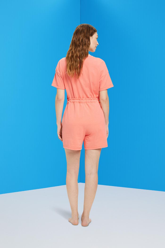 Jersey shorts with elasticated waistband, CORAL, detail image number 3