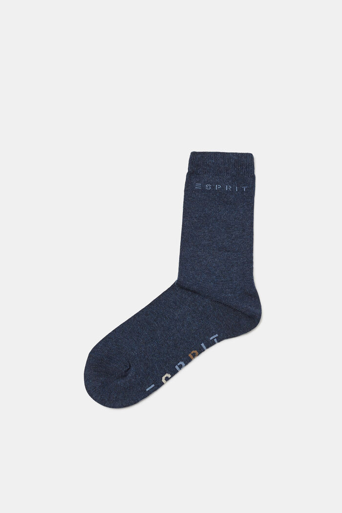 Kids' socks with logo, NAVYBLUE M, detail image number 0