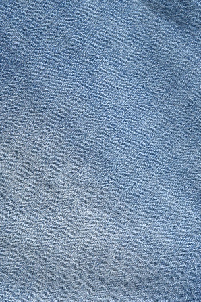 Mid-Rise Denim Shorts, BLUE LIGHT WASHED, detail image number 5