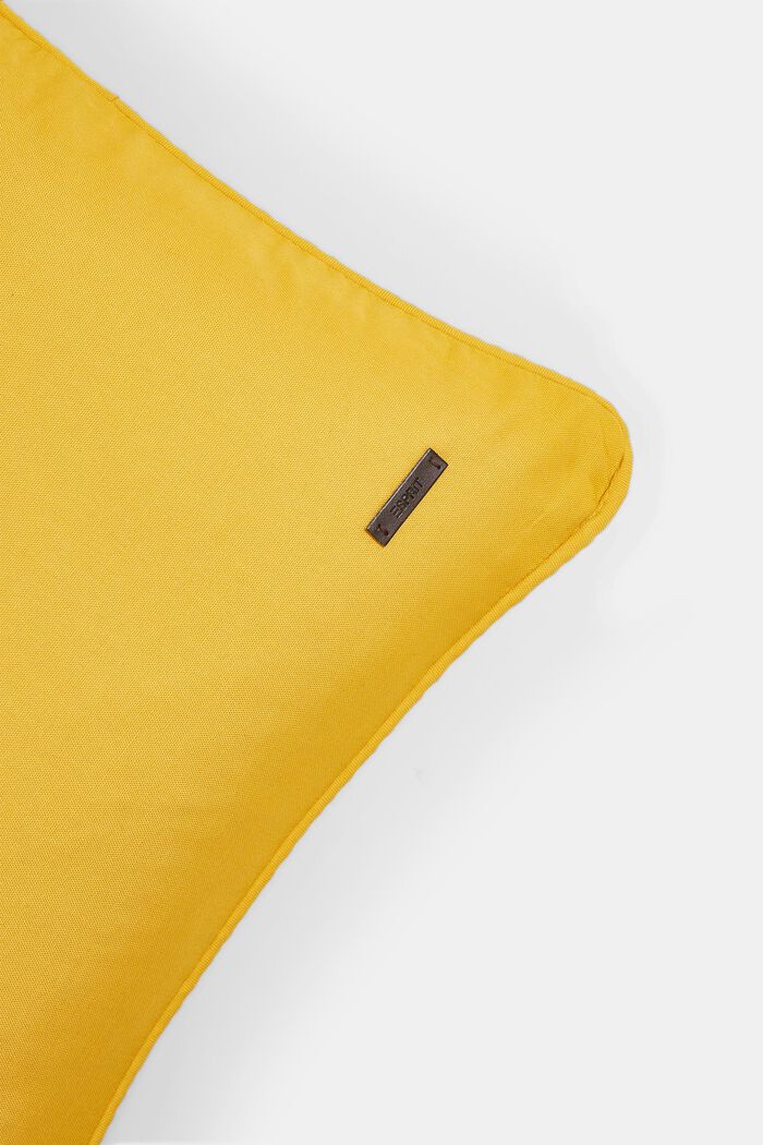 Cushion cover made of 100% cotton, YELLOW, detail image number 1