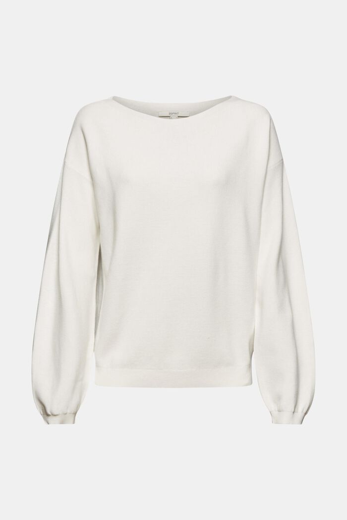 Knit jumper made of 100% organic cotton