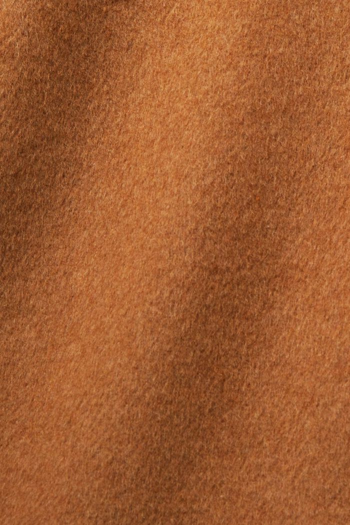 Recycled: wool blend coat, CARAMEL, detail image number 6