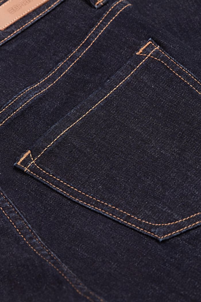 Recycled: Shaping jeans made of organic cotton, BLUE RINSE, detail image number 4