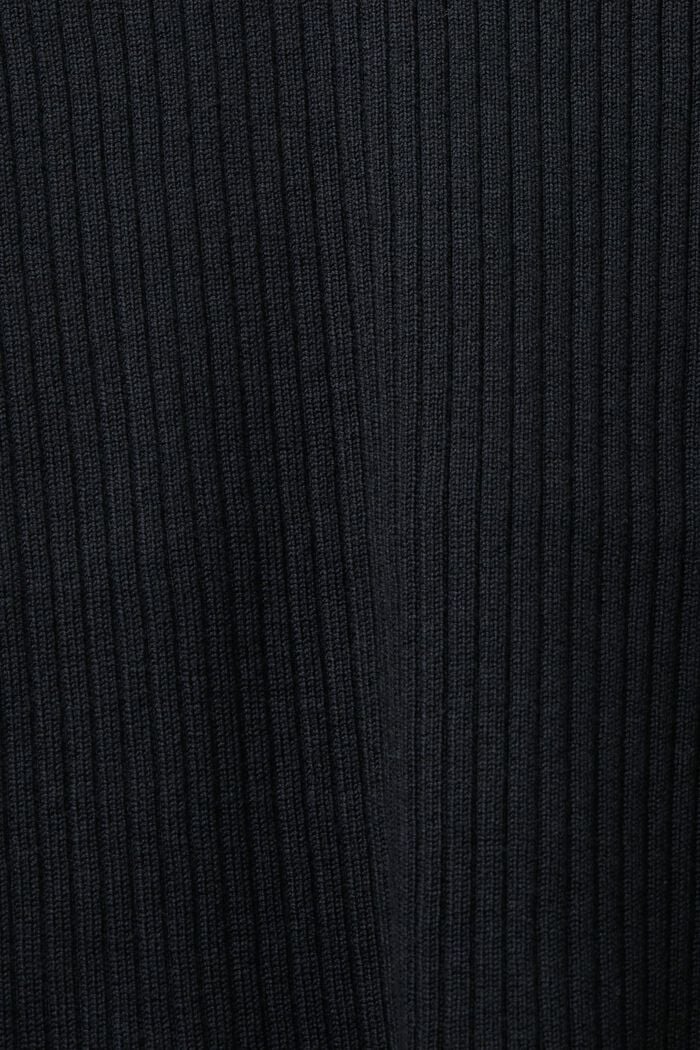 Ribbed Jersey Turtleneck, BLACK, detail image number 5