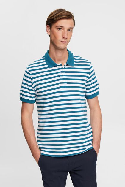 Gemaakt om te onthouden zelf burgemeester ESPRIT - Striped slim fit polo shirt at our online shop