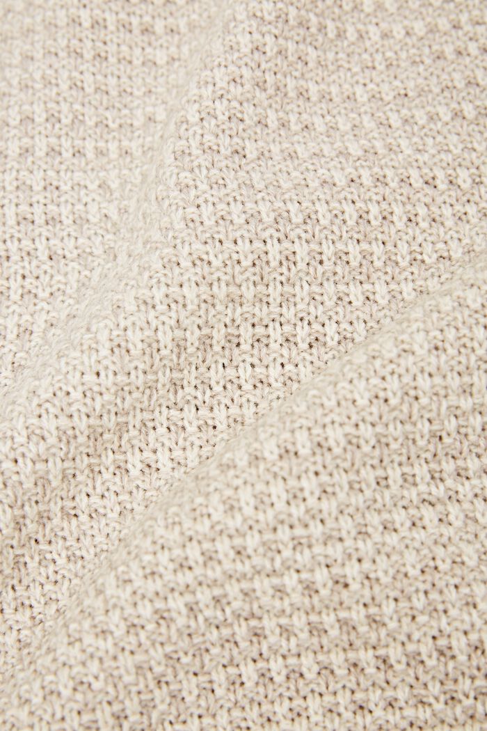 Knit plaid, NATURE, detail image number 1