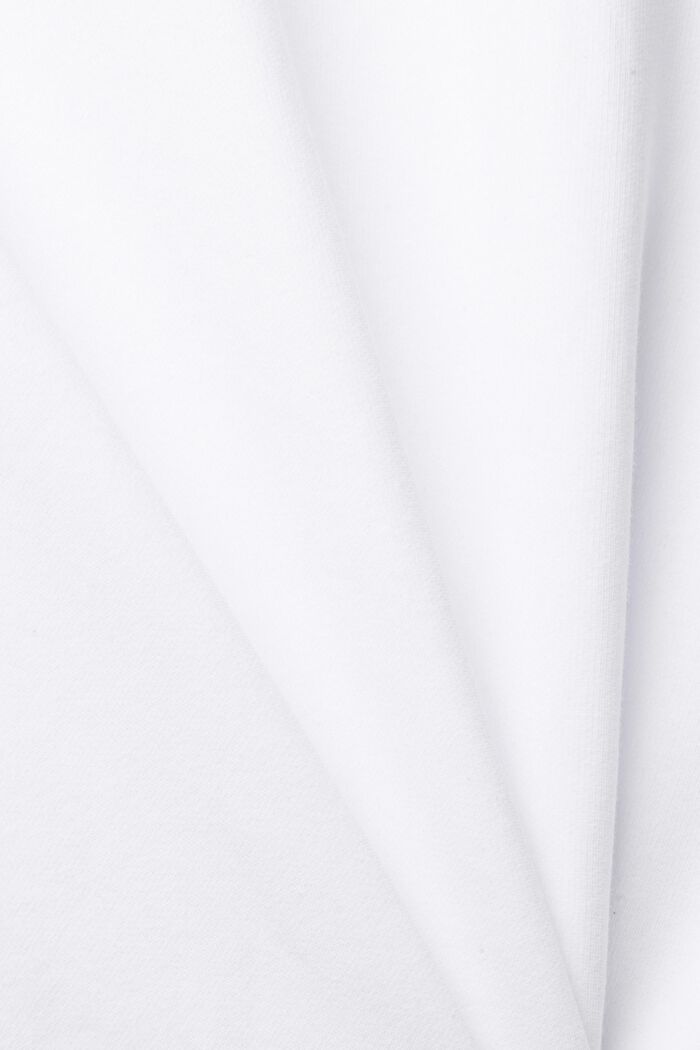 Recycled: plain-coloured sweatshirt, WHITE, detail image number 5