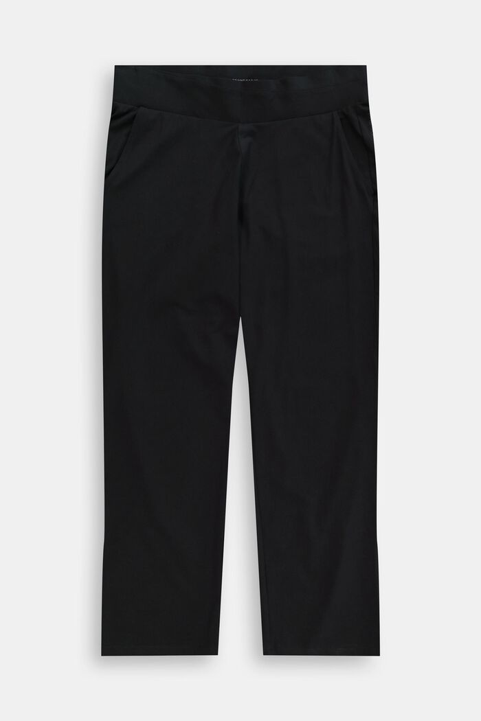CURVY jersey trousers made of organic cotton