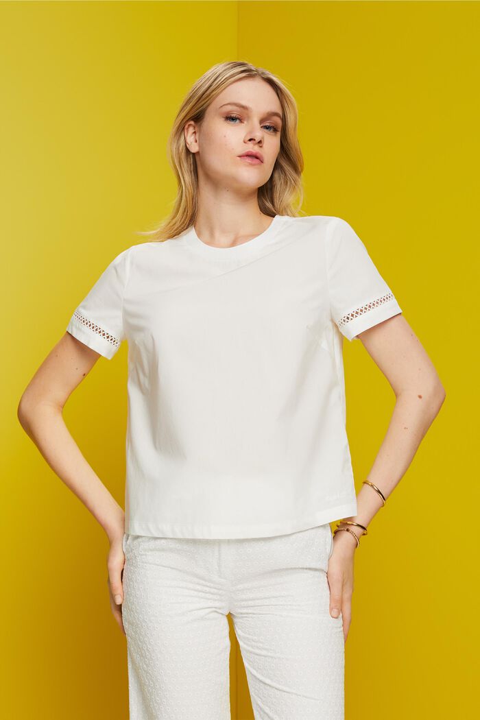 ESPRIT - Open-back blouse, TENCEL™ at our online shop