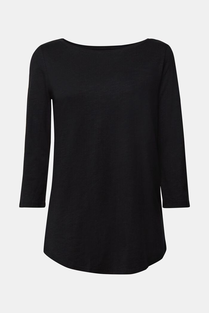 Organic cotton-jersey T-shirt, BLACK, detail image number 0