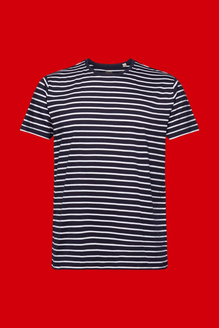 Striped jersey T-shirt, 100% cotton, NAVY, detail image number 6