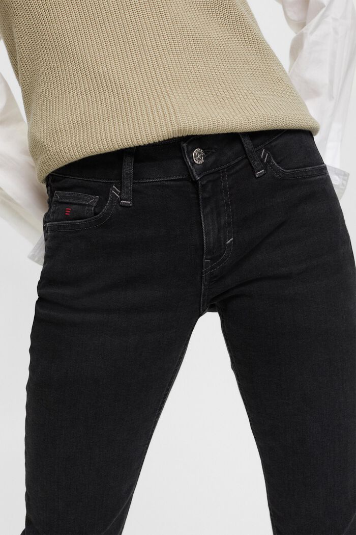 Mid-Rise Slim Jeans, BLACK RINSE, detail image number 1