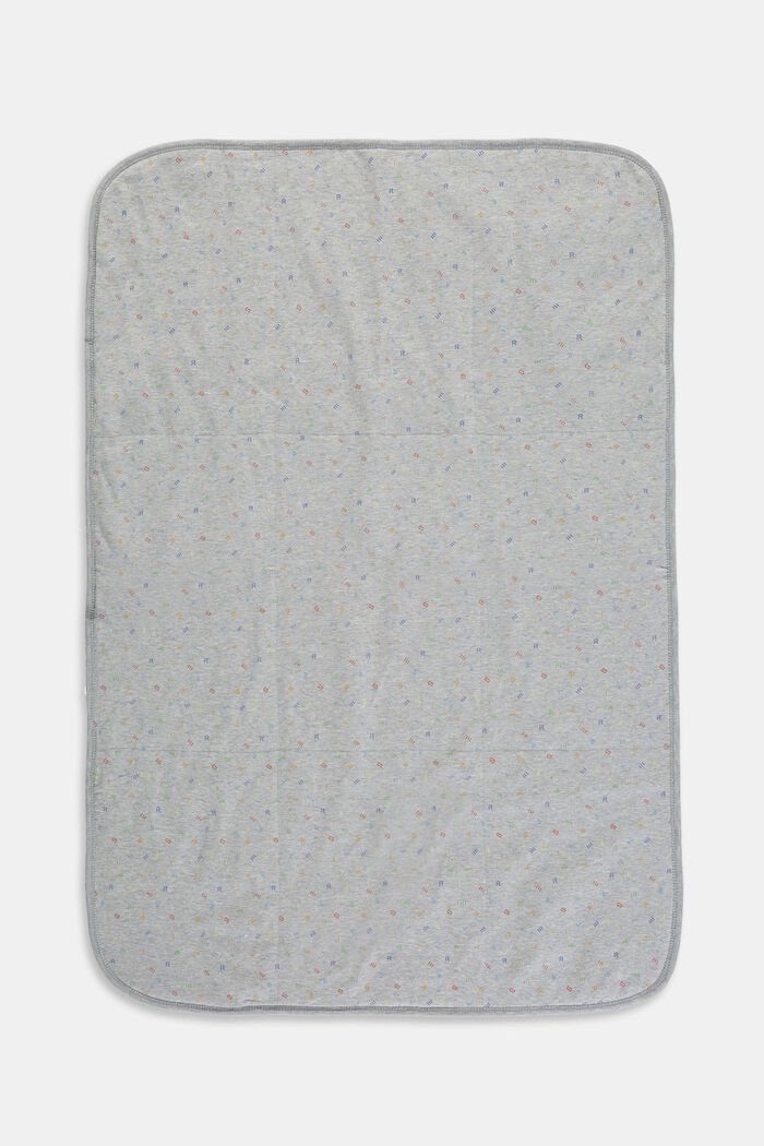 Organic cotton baby blanket, LIGHT GREY, detail image number 1