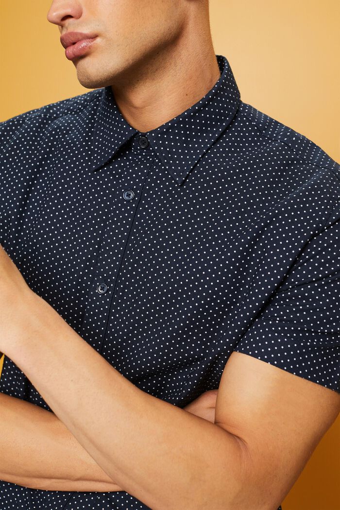Printed Button Down Shirt, NAVY, detail image number 2
