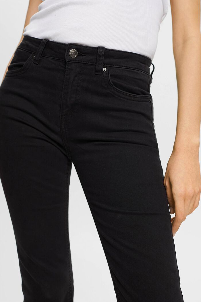 Mid Rise Capri Jeans, BLACK, detail image number 2