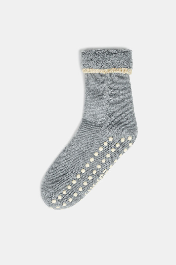ESPRIT - Soft stopper socks, wool blend at our online shop