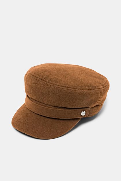 Felted military cap
