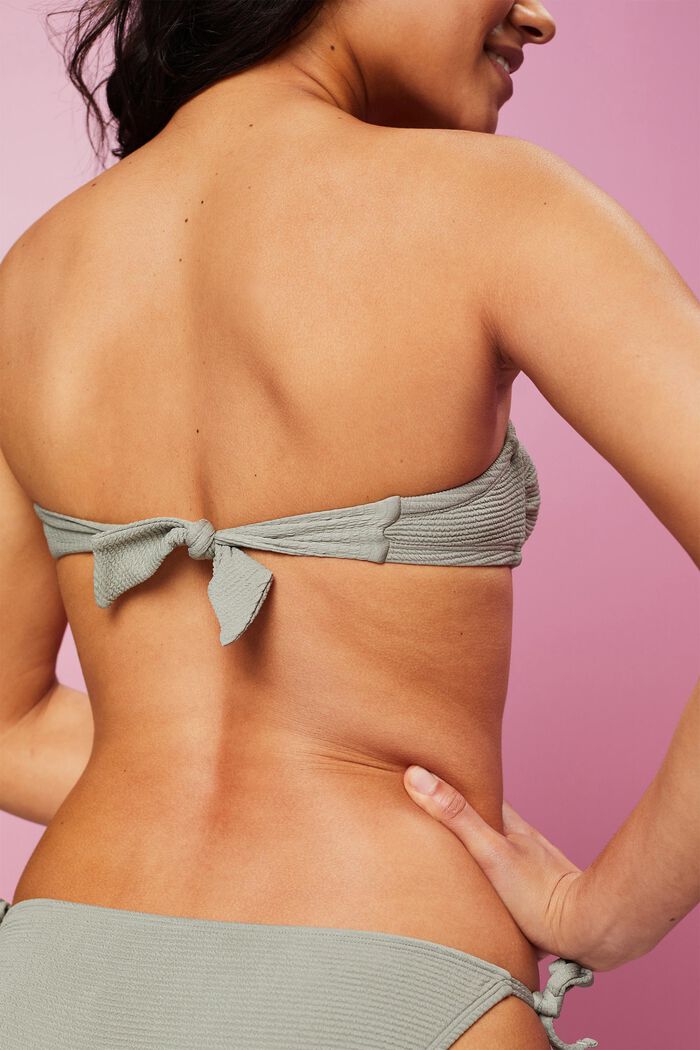 ESPRIT - Textured Bandeau Bikini Top at our online shop