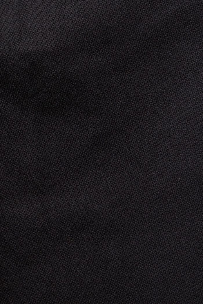 Non-fade skinny jeans, stretch cotton, BLACK RINSE, detail image number 6