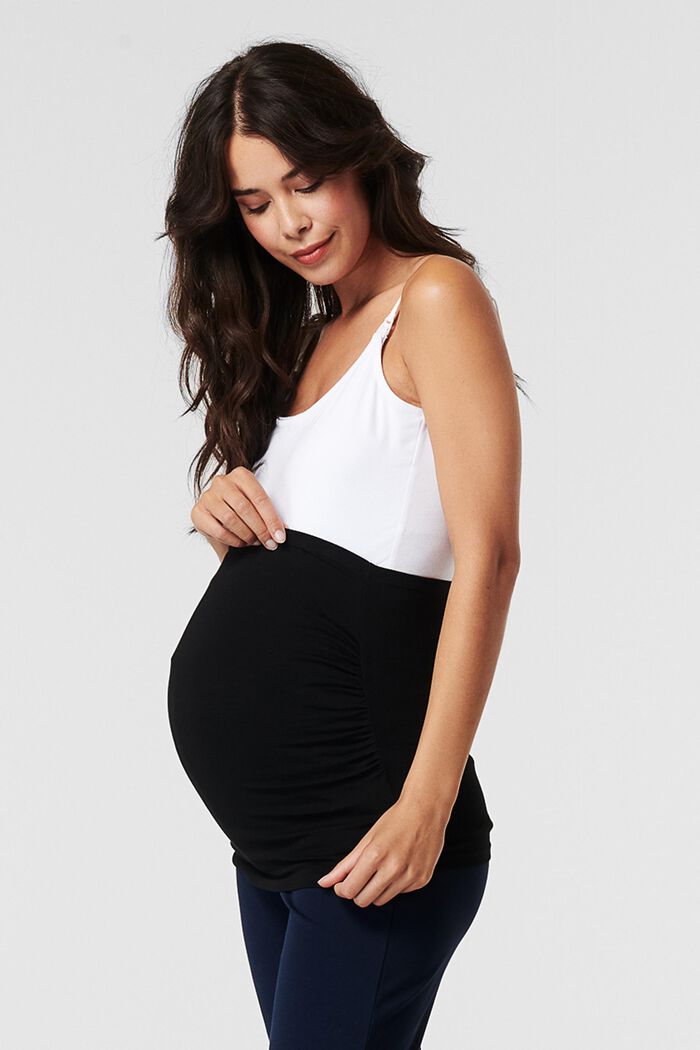 Stretch jersey maternity sash, BLACK, detail image number 1