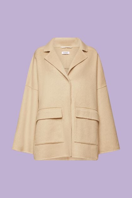 Oversized Wool-Blend Coat