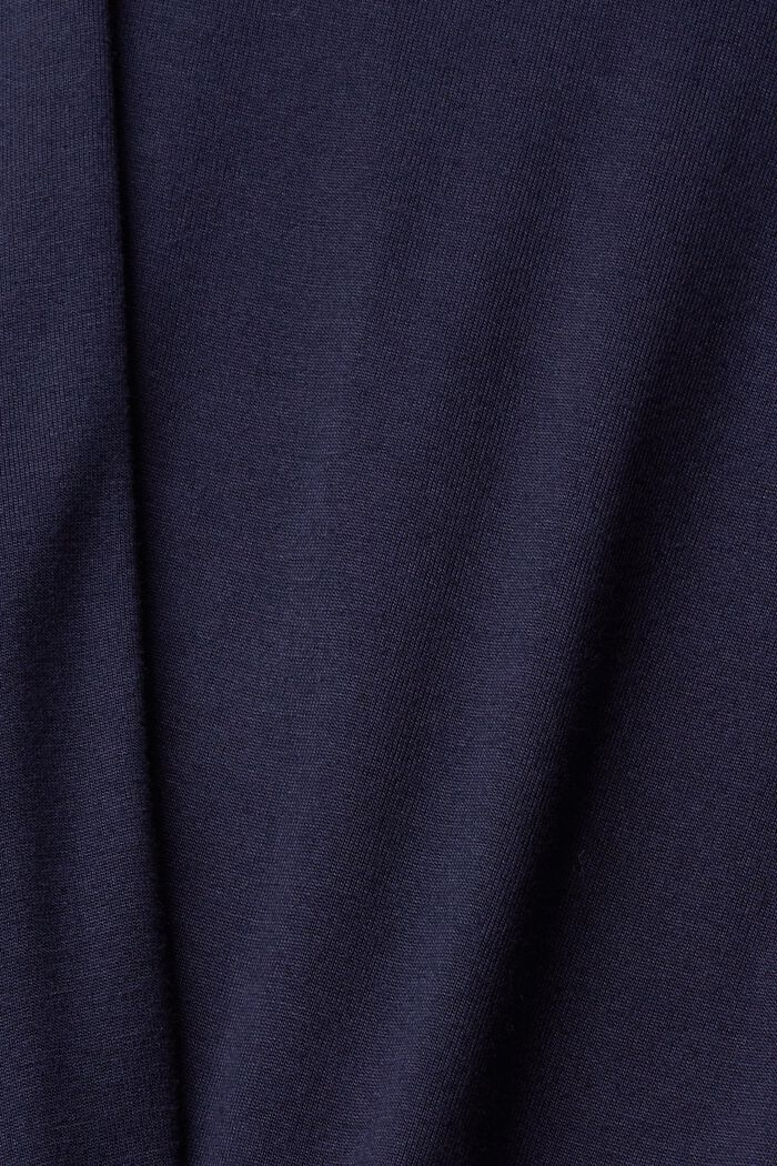 Jersey blouse, LENZING™ ECOVERO™, NAVY, detail image number 1