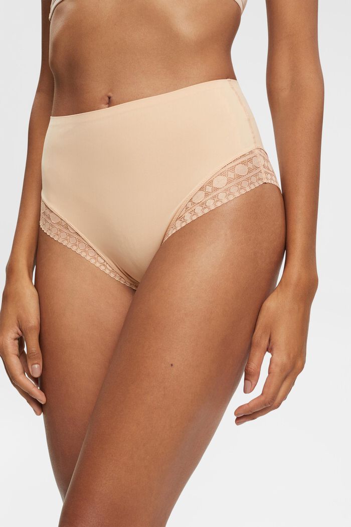 Shaping-effect high-waisted briefs