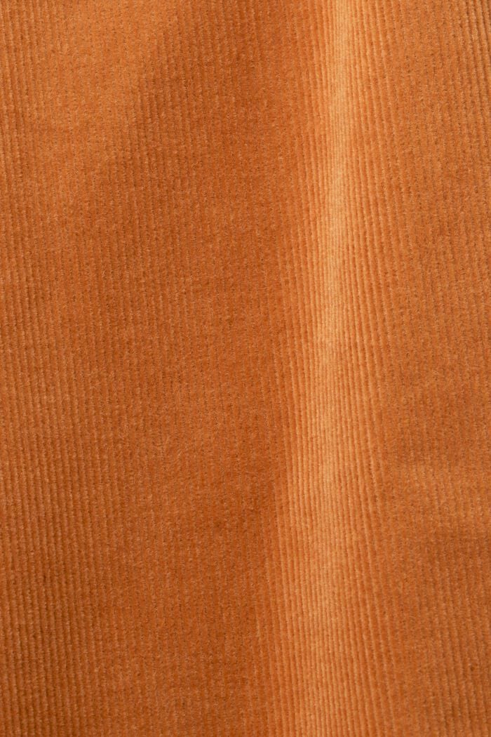 Mid-Rise Slim Corduroy Trousers, CARAMEL, detail image number 5