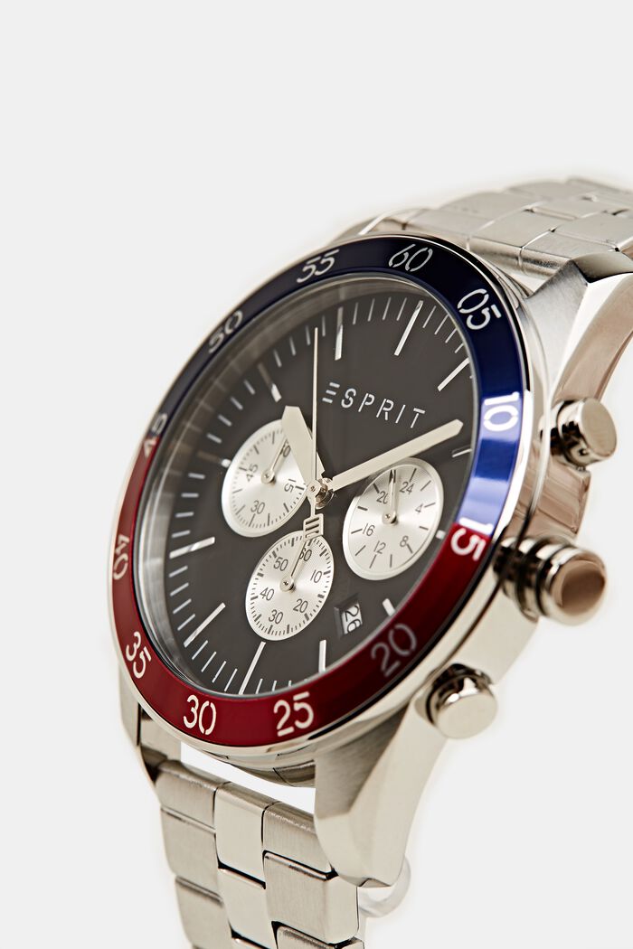 Stainless-steel chronograph