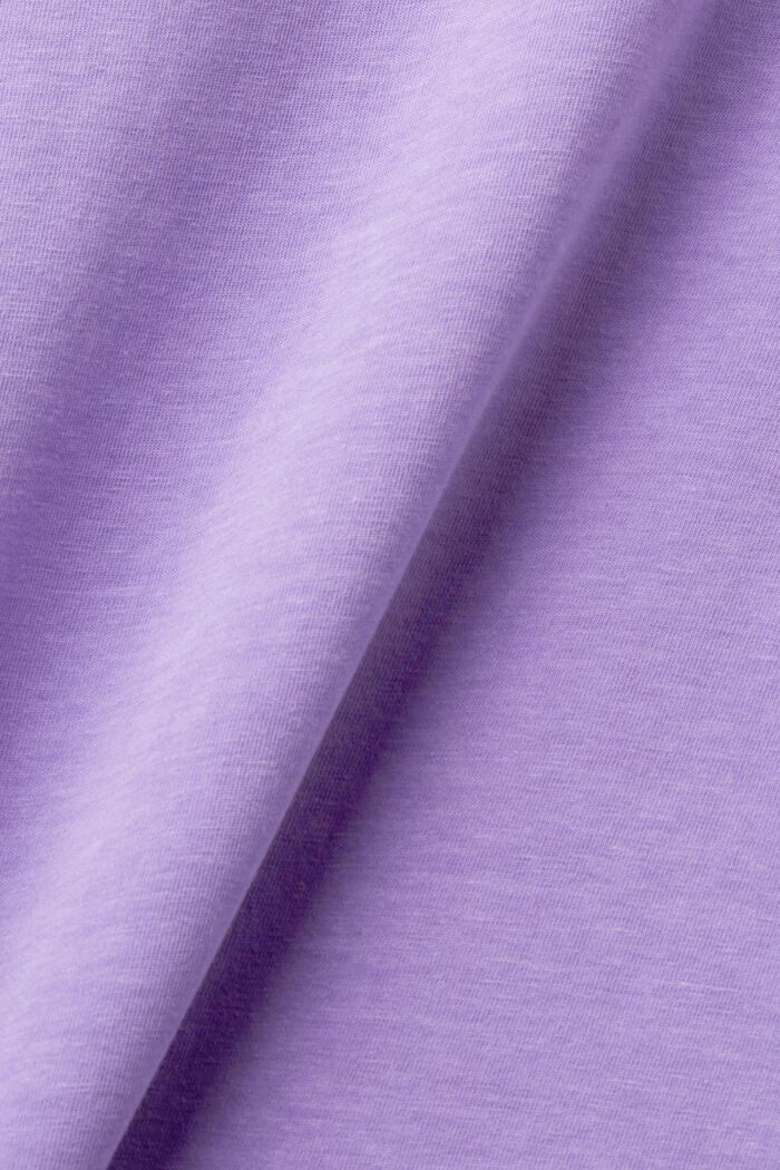 Blended cotton t-shirt, PURPLE, detail image number 5